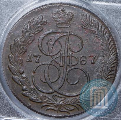 Фото 5 копеек 1787 года КМ 