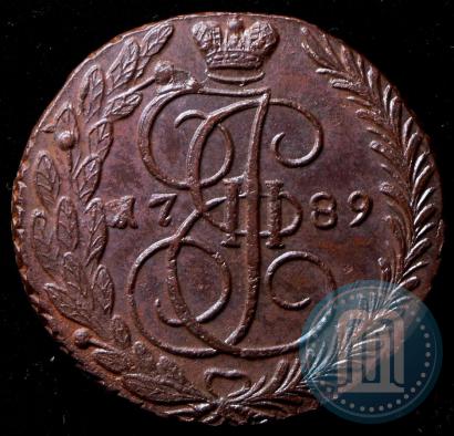 Фото 5 копеек 1789 года ЕМ 