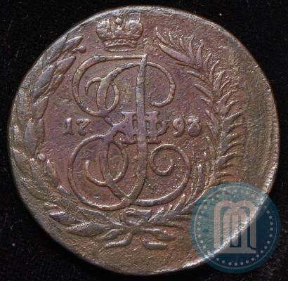 Picture 2 kopecks 1793 year ЕМ "Paul's restrike"