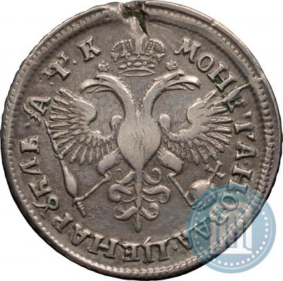 Фото 1 рубль 1720 года OK "Портрет в латах"