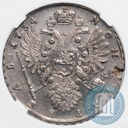 Фото 1 рубль 1734 года  "Тип 1735 года"