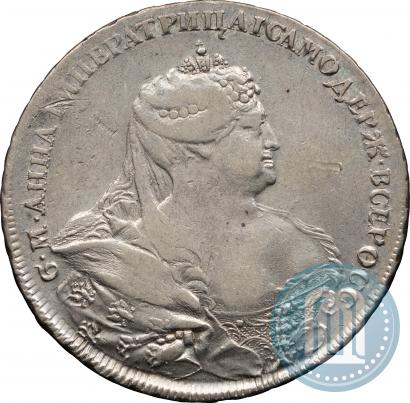 Фото 1 рубль 1737 года  "Работы Гедлингера"