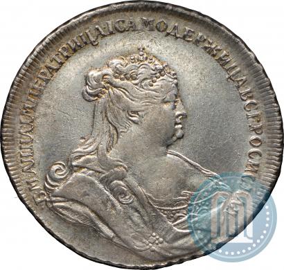 Picture 1 rouble 1738 year  "Petersburg type"