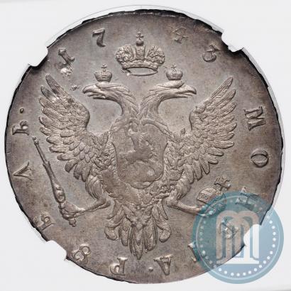 Picture 1 rouble 1743 year ММД 