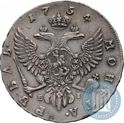 Picture 1 rouble 1754 year ММД-ЕI 