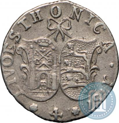 Фото 4 копейки 1757 года  "Ливонез"