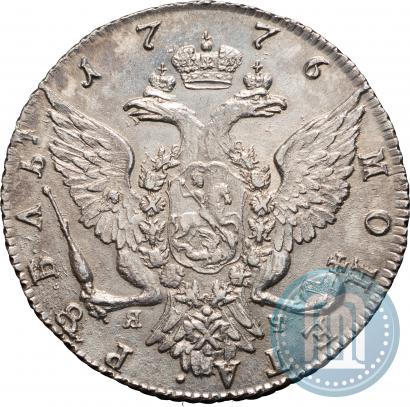 Фото 1 рубль 1776 года СПБ-ЯЧ 