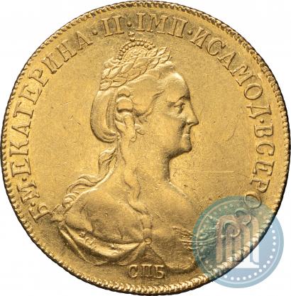 Фото 10 рублей 1777 года СПБ 