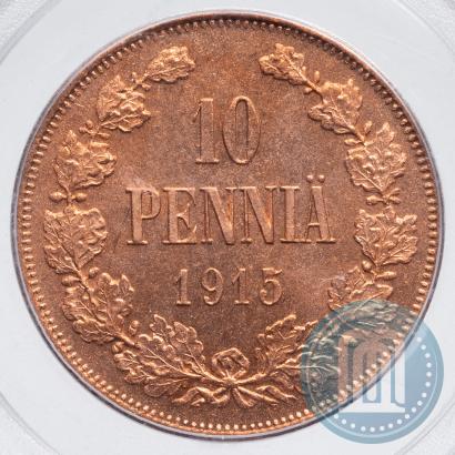 Picture 10 pennia 1915 year  