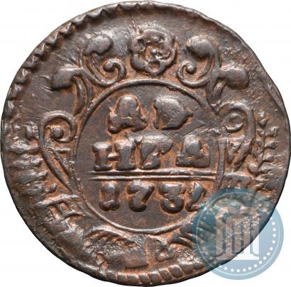 Фото Денга 1731 года  