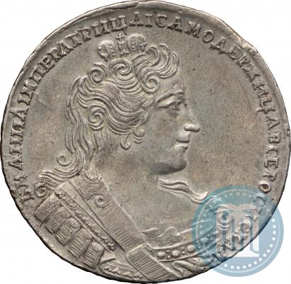 Фото 1 рубль 1733 года  