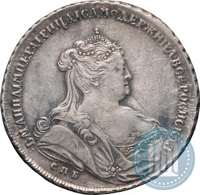 Фото 1 рубль 1738 года СПБ "Петербургский тип"