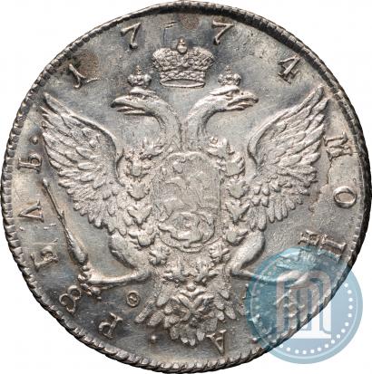 Фото 1 рубль 1774 года СПБ-ФЛ 