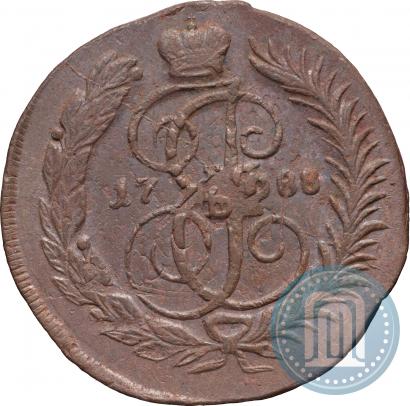 Фото 2 копейки 1788 года ММ 