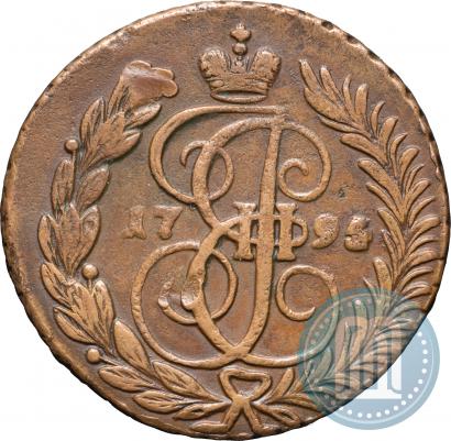 Фото 2 копейки 1795 года АМ 