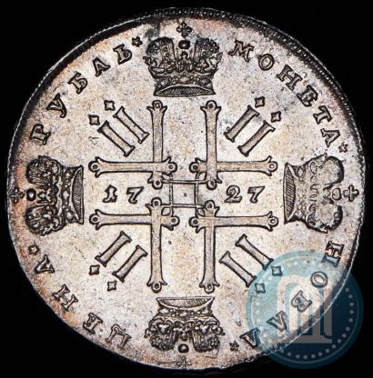 Picture 1 rouble 1727 year  "Moscow type"