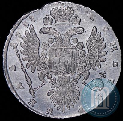 Фото 1 рубль 1737 года  "Тип 1735 года"