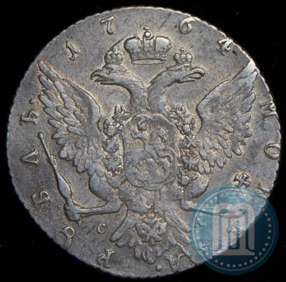 Picture 1 rouble 1764 year СПБ-СА 