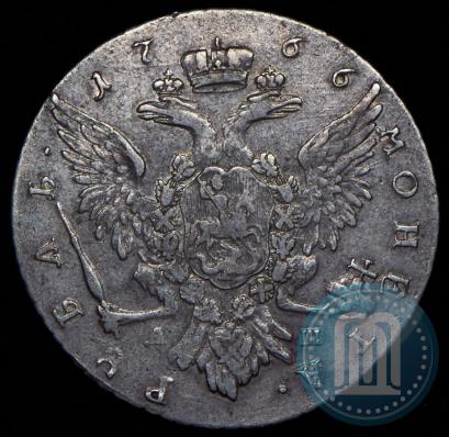 Picture 1 rouble 1766 year СПБ-АШ-Т.I. 