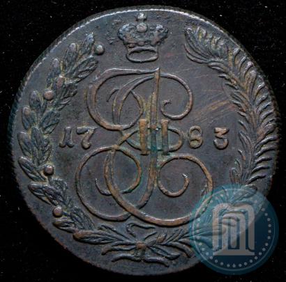 Фото 5 копеек 1783 года КМ 