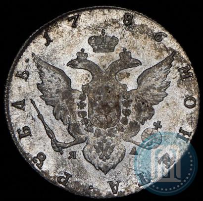 Picture 1 rouble 1786 year СПБ-ЯА 