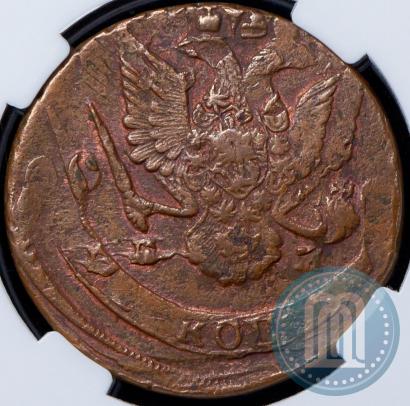Picture 5 kopecks 1786 year ЕМ 