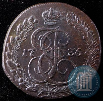 Picture 5 kopecks 1786 year КМ 