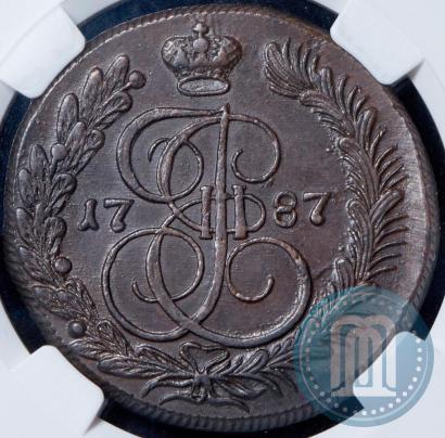 Фото 5 копеек 1787 года КМ 