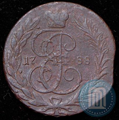 Picture 1 kopeck 1788 year ММ 