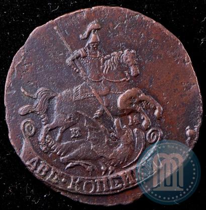 Picture 2 kopecks 1789 year ЕМ 
