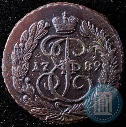 Picture 2 kopecks 1789 year ЕМ 