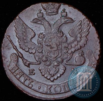 Picture 5 kopecks 1794 year ЕМ 
