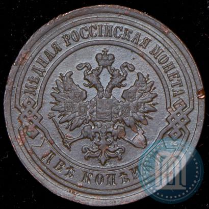 Picture 2 kopecks 1893 year СПБ 