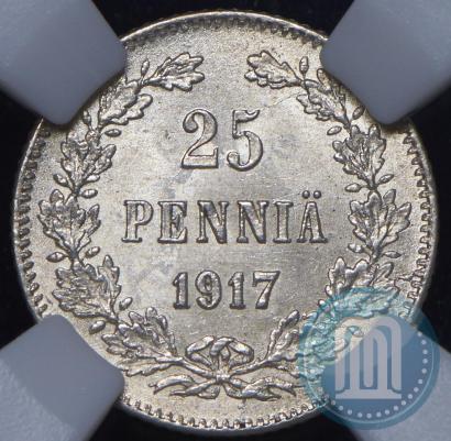 Picture 25 pennia 1917 year S 