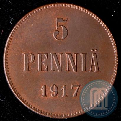 Фото 5 пенни 1917 года  