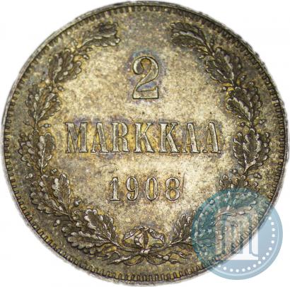 Picture 2 markkaa 1908 year L 