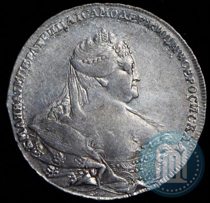 Picture 1 rouble 1737 year  "Moscow type"