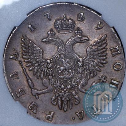 Picture 1 rouble 1749 year СПБ 