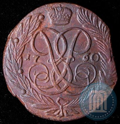 Picture 5 kopecks 1760 year  