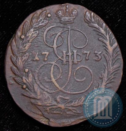 Picture 2 kopecks 1773 year ЕМ 
