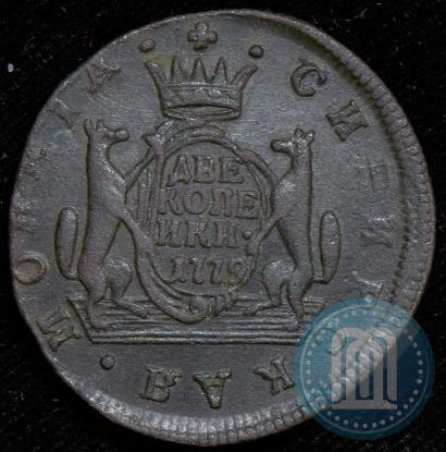 Фото 2 копейки 1779 года КМ 
