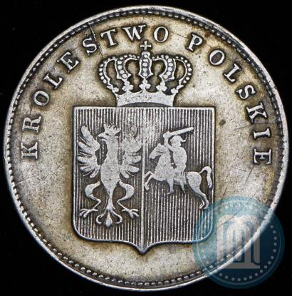 Picture 2 złote 1831 year KG "Polish uprising"