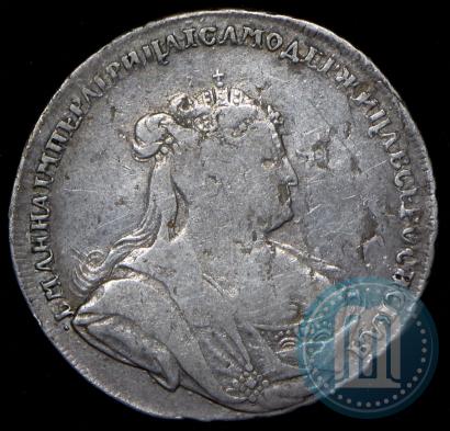 Фото Полтина 1738 года  "Петербургский тип"