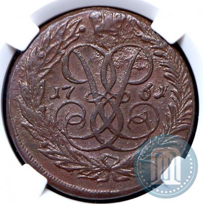 Picture 2 kopecks 1761 year  "Nominal under St. George"