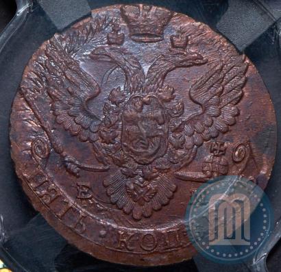 Picture 5 kopecks 1788 year ЕМ 