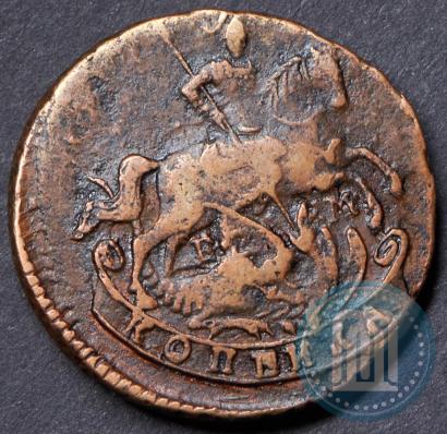Picture 1 kopeck 1789 year ЕМ 