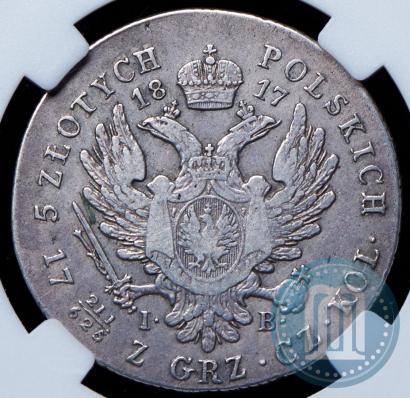 Picture 5 złotych 1817 year IB 