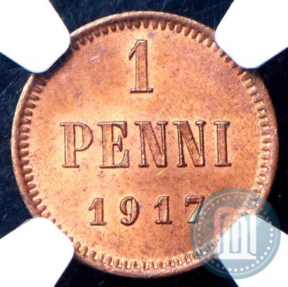Фото 1 пенни 1917 года  