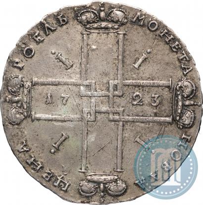 Фото 1 рубль 1723 года OK "Портрет в горностаевой мантии"