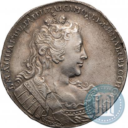 Фото 1 рубль 1730 года  